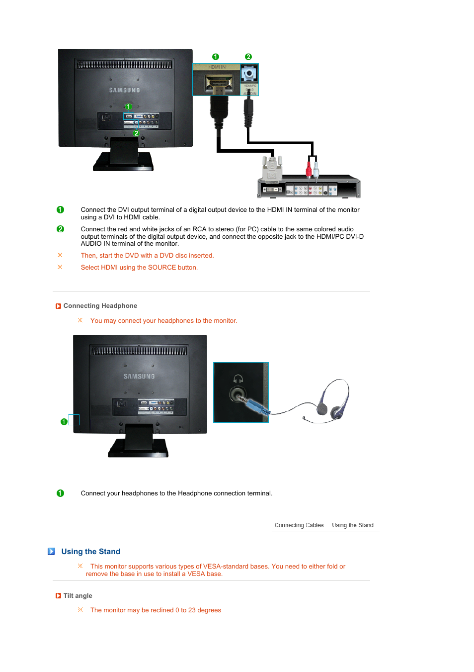 Samsung SyncMaster 225MS User Manual | Page 22 / 59