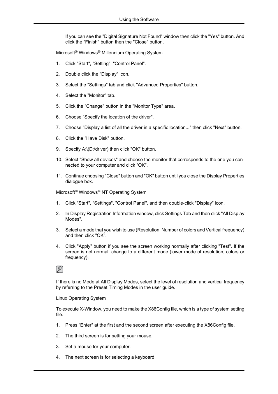 Samsung 2343NW User Manual | Page 27 / 75