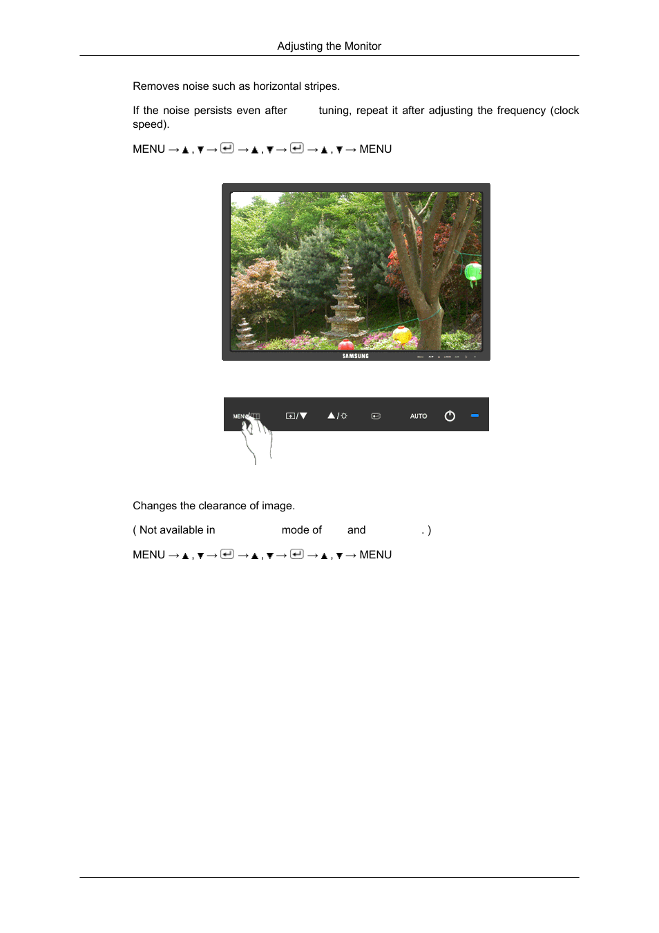 Sharpness | Samsung 2343NW User Manual | Page 46 / 75