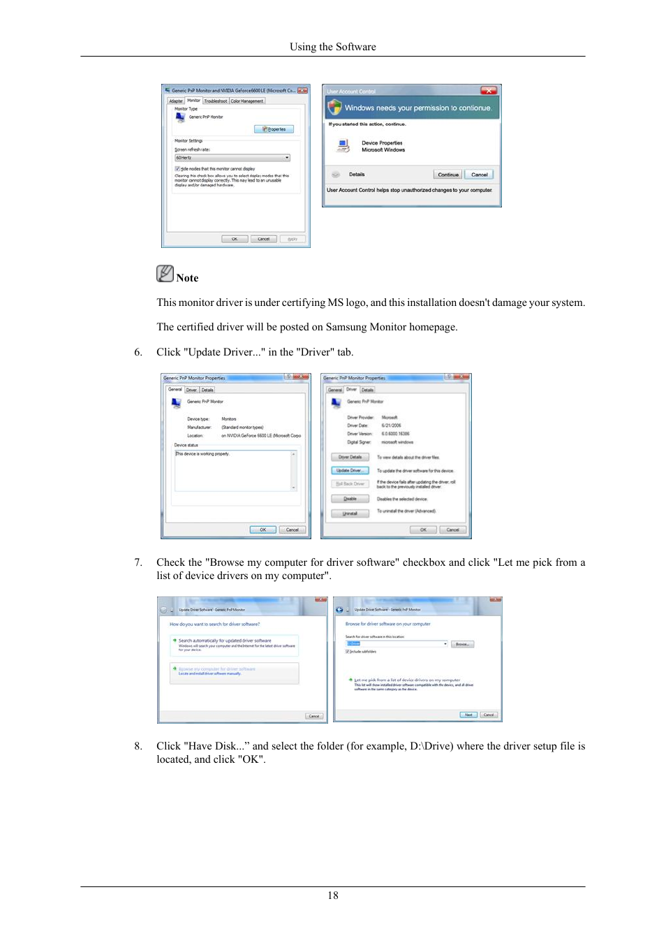 Samsung 2043NW User Manual | Page 19 / 69