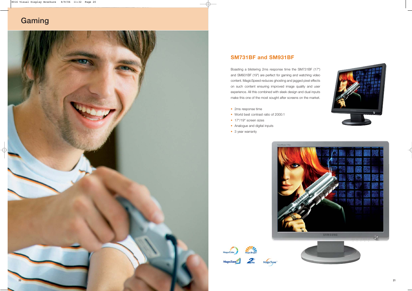 Gaming | Samsung Visual Display User Manual | Page 11 / 22