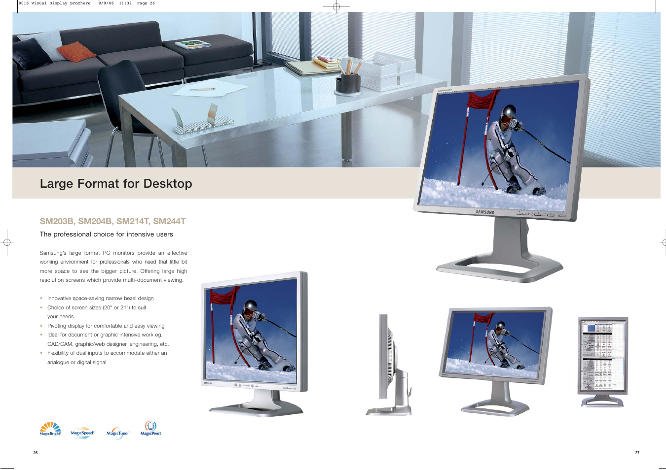 Large format for desktop | Samsung Visual Display User Manual | Page 14 / 22