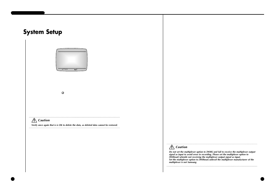System setup | Samsung SIR-S4120R User Manual | Page 27 / 52