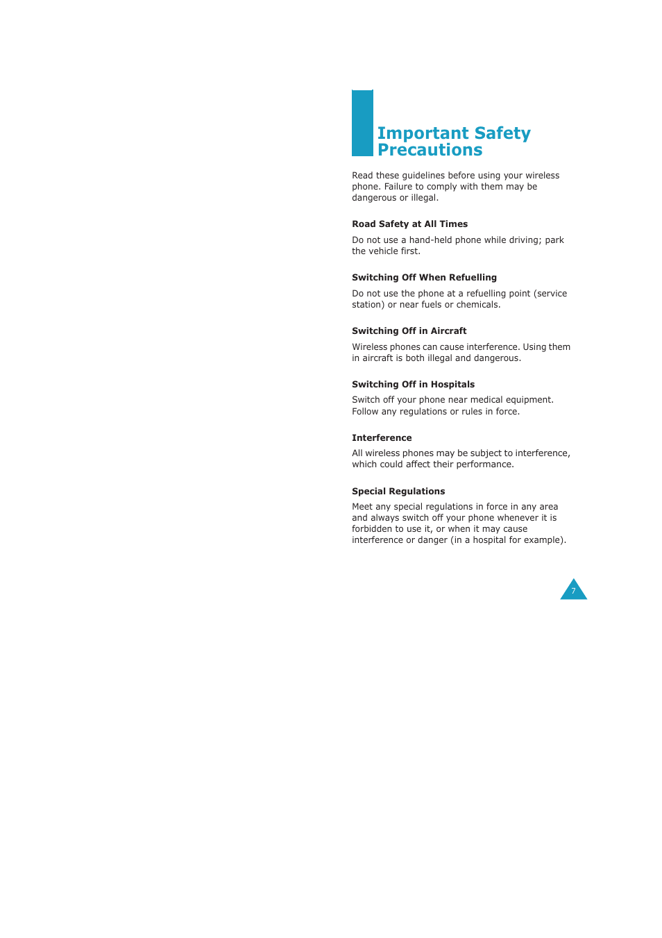 Important safety precautions | Samsung GH68-04434A User Manual | Page 5 / 93