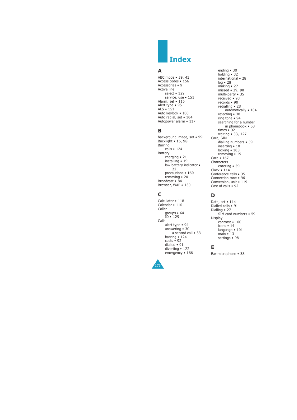 Index | Samsung GH68-04434A User Manual | Page 89 / 93