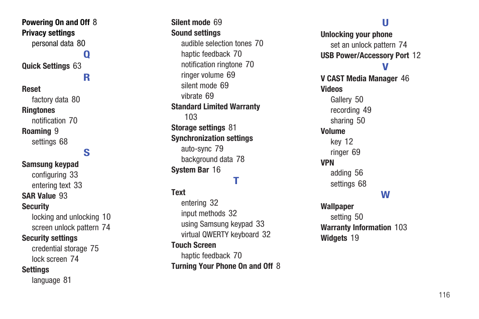 Samsung 10.1 User Manual | Page 122 / 123