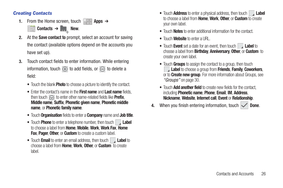 Samsung 10.1 User Manual | Page 33 / 123