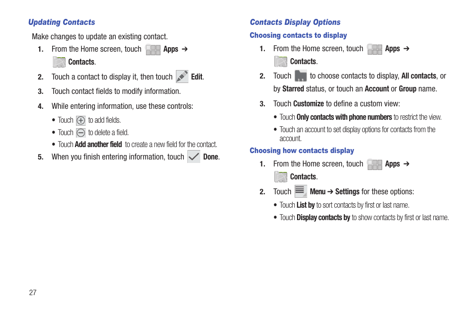 Samsung 10.1 User Manual | Page 34 / 123