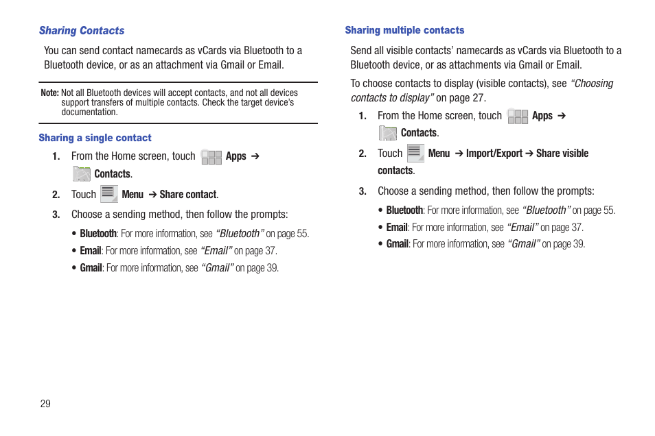 Samsung 10.1 User Manual | Page 36 / 123