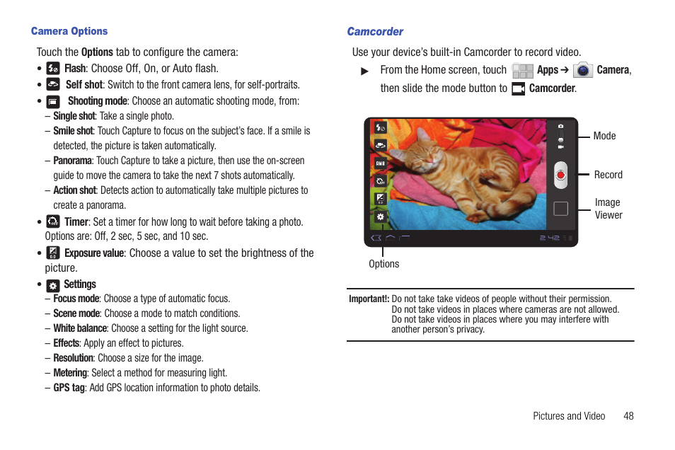 Samsung 10.1 User Manual | Page 55 / 123