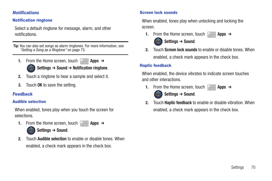 Samsung 10.1 User Manual | Page 77 / 123