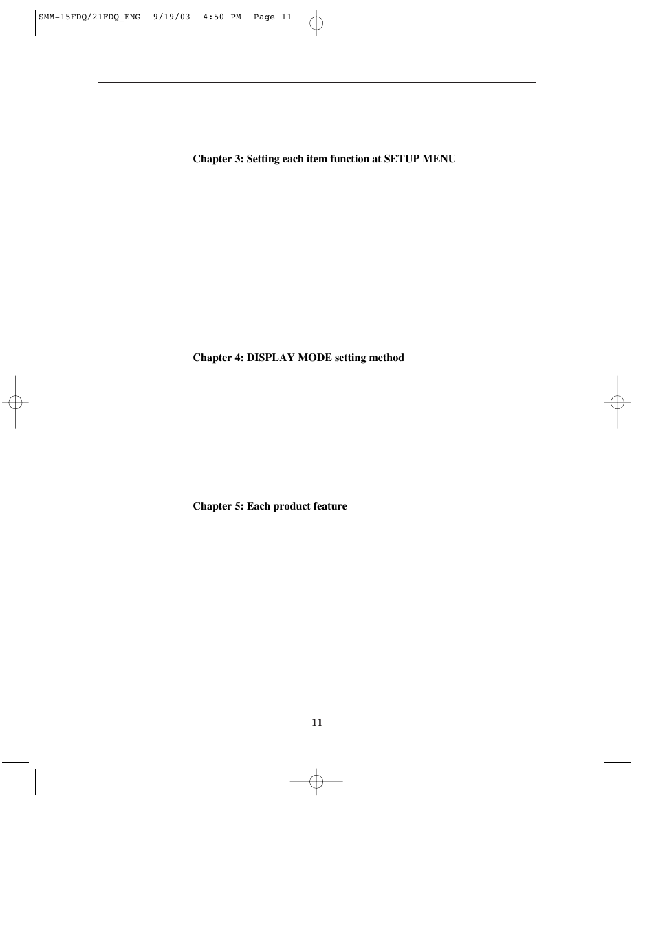 Samsung SMM-15FDQ User Manual | Page 11 / 49