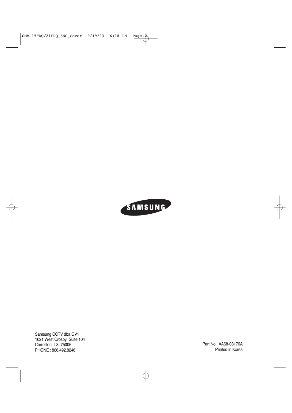 Samsung SMM-15FDQ User Manual | Page 49 / 49