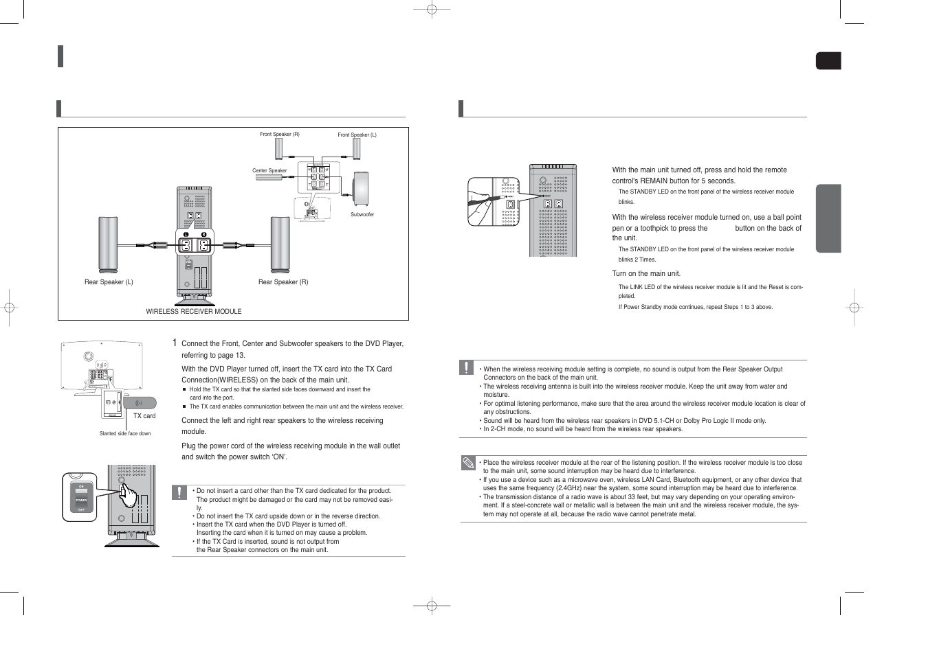 Samsung HT-X250 EN User Manual | Page 8 / 34