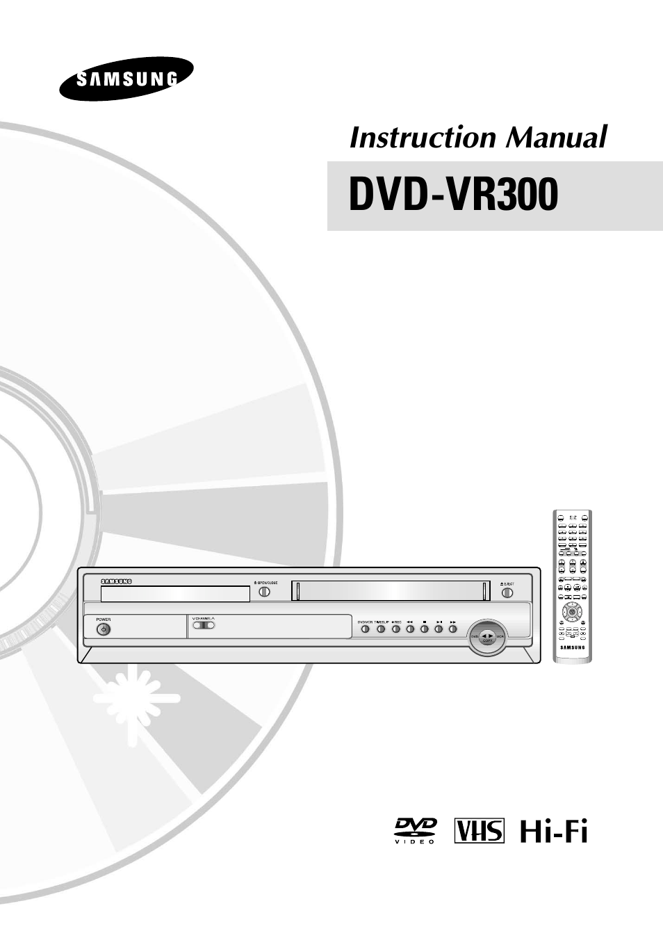 Samsung DVDVR300 User Manual | 98 pages