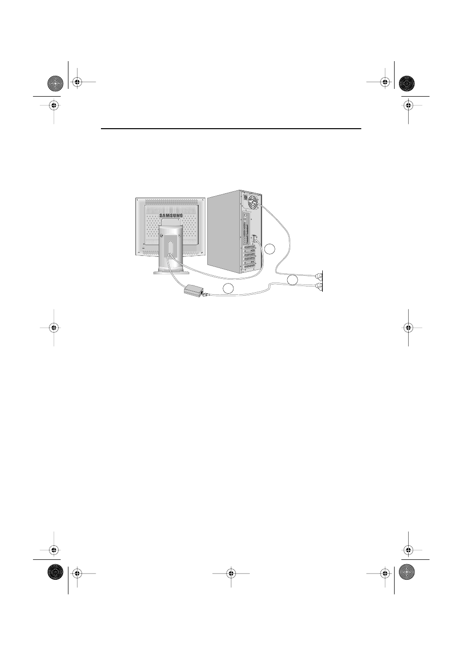 Setting up your lcd monitor | Samsung 180T User Manual | Page 7 / 28