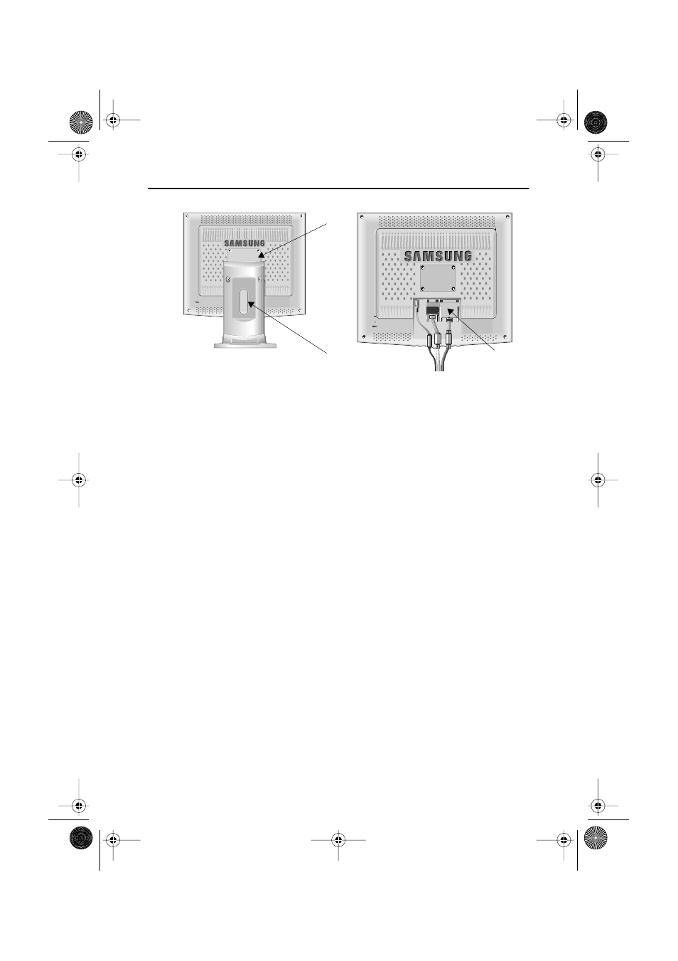 Setting up your lcd monitor | Samsung 180T User Manual | Page 8 / 28