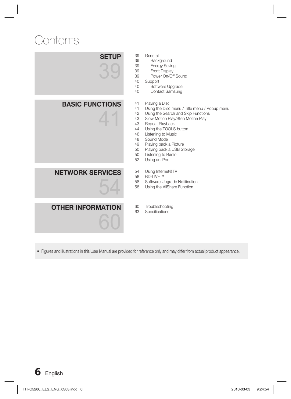 Samsung HT-C5200 User Manual | Page 6 / 65