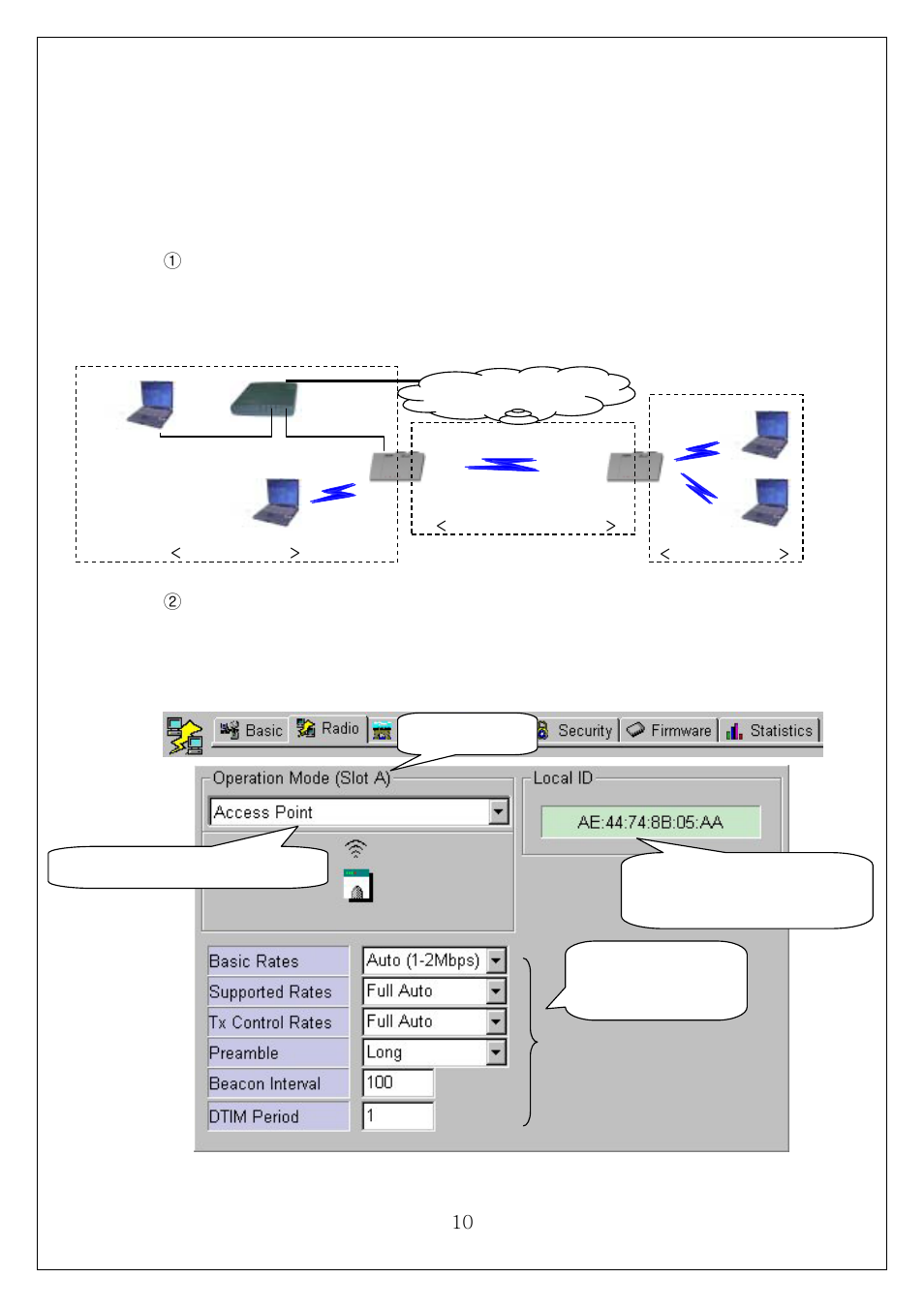 Ptp setting using ap manager | Samsung SWL-4000AP User Manual | Page 14 / 89