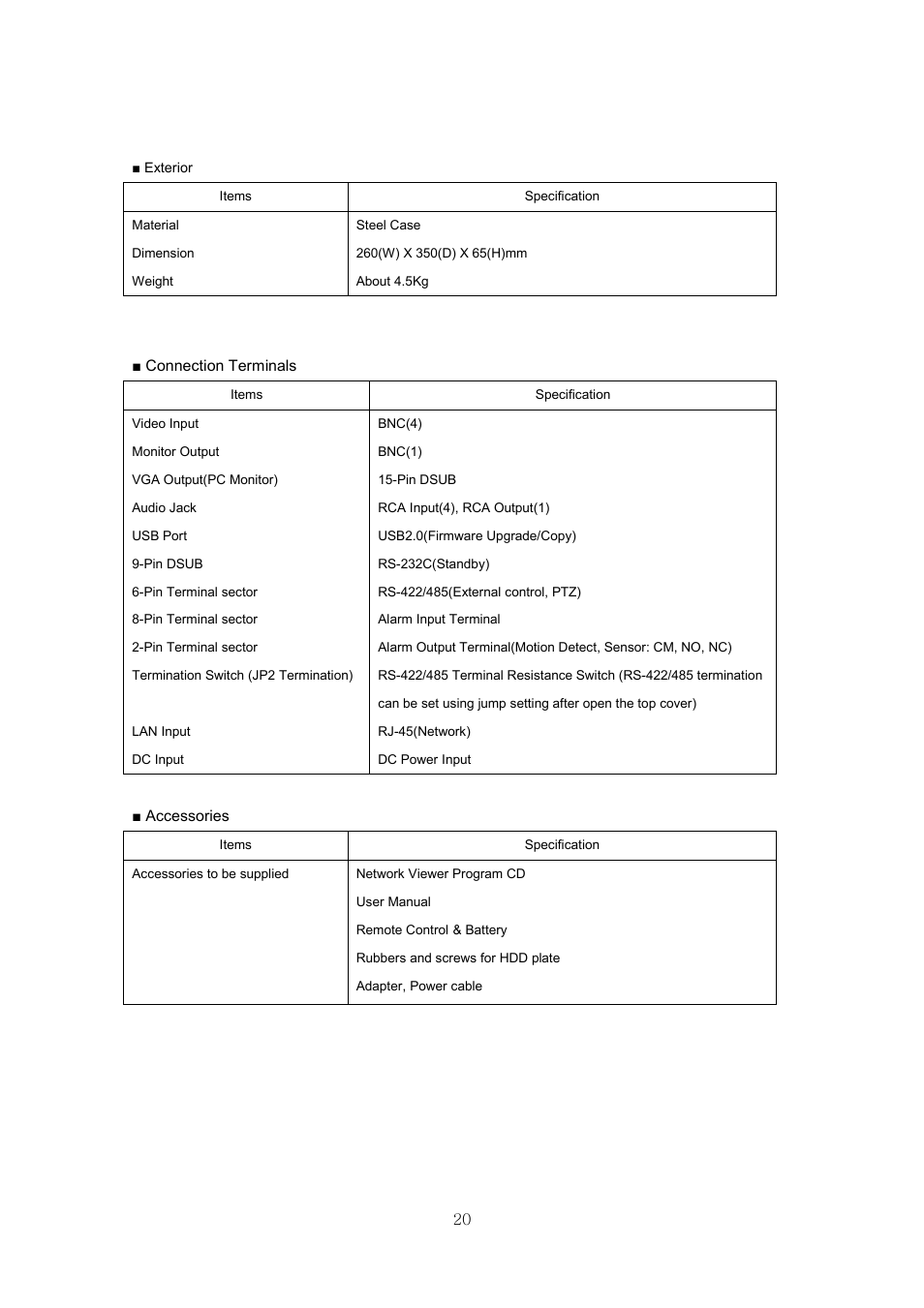 Samsung SVR-440 User Manual | Page 20 / 85