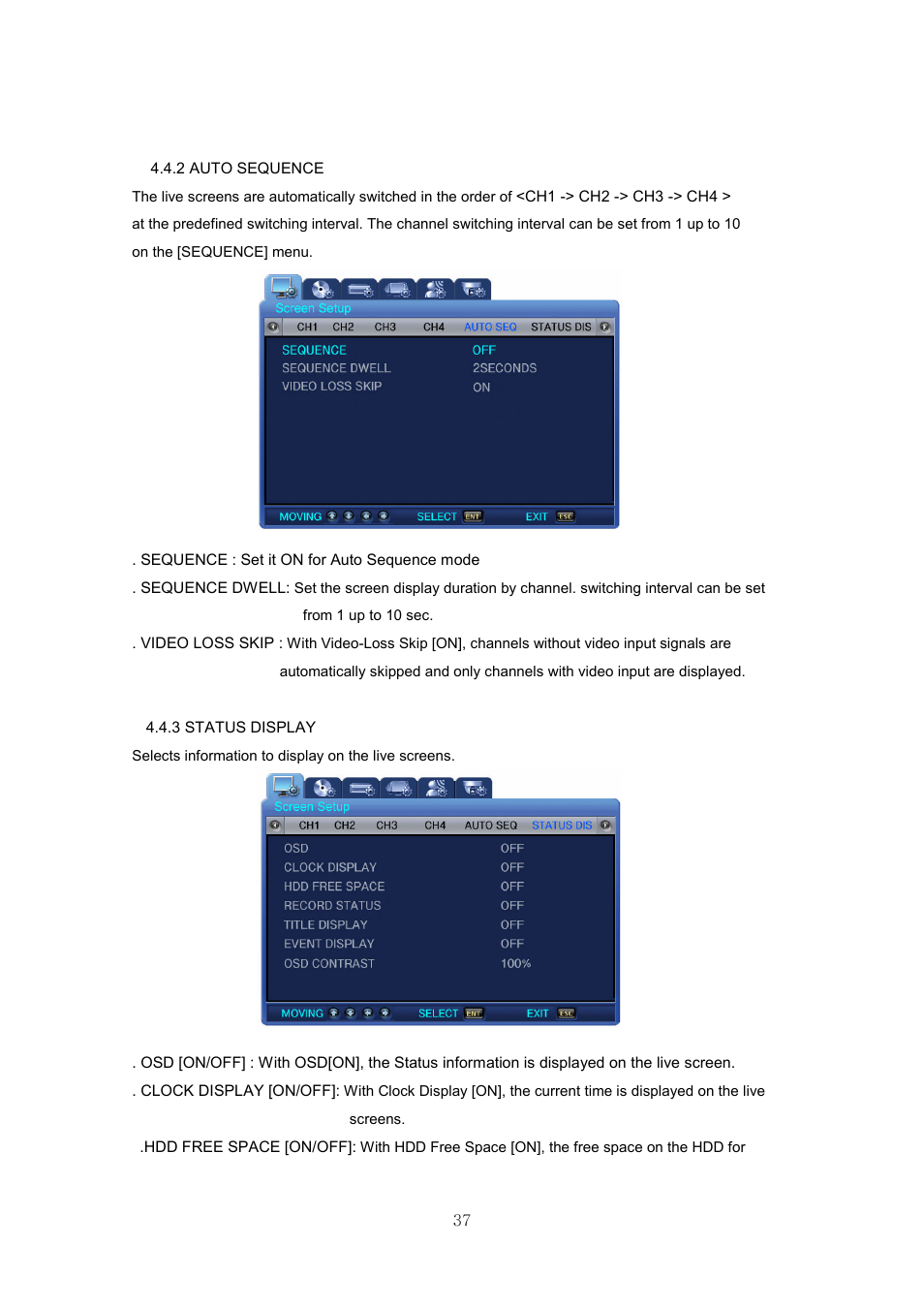 Samsung SVR-440 User Manual | Page 37 / 85
