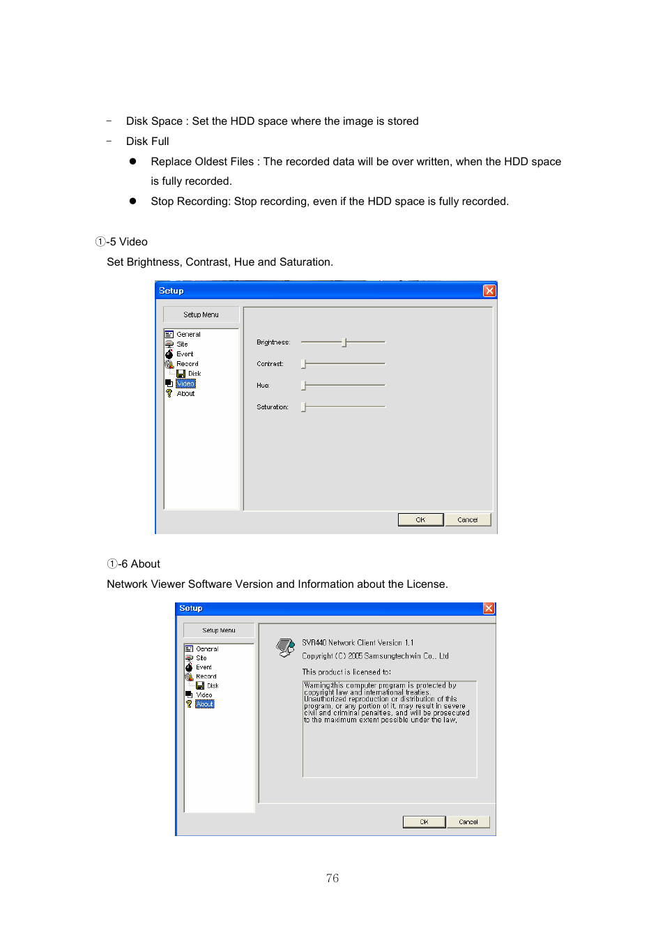 Samsung SVR-440 User Manual | Page 76 / 85