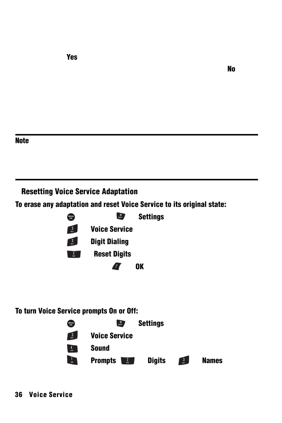 Resetting voice service adaptation, Sound | Samsung SPH-m50 User Manual | Page 42 / 147