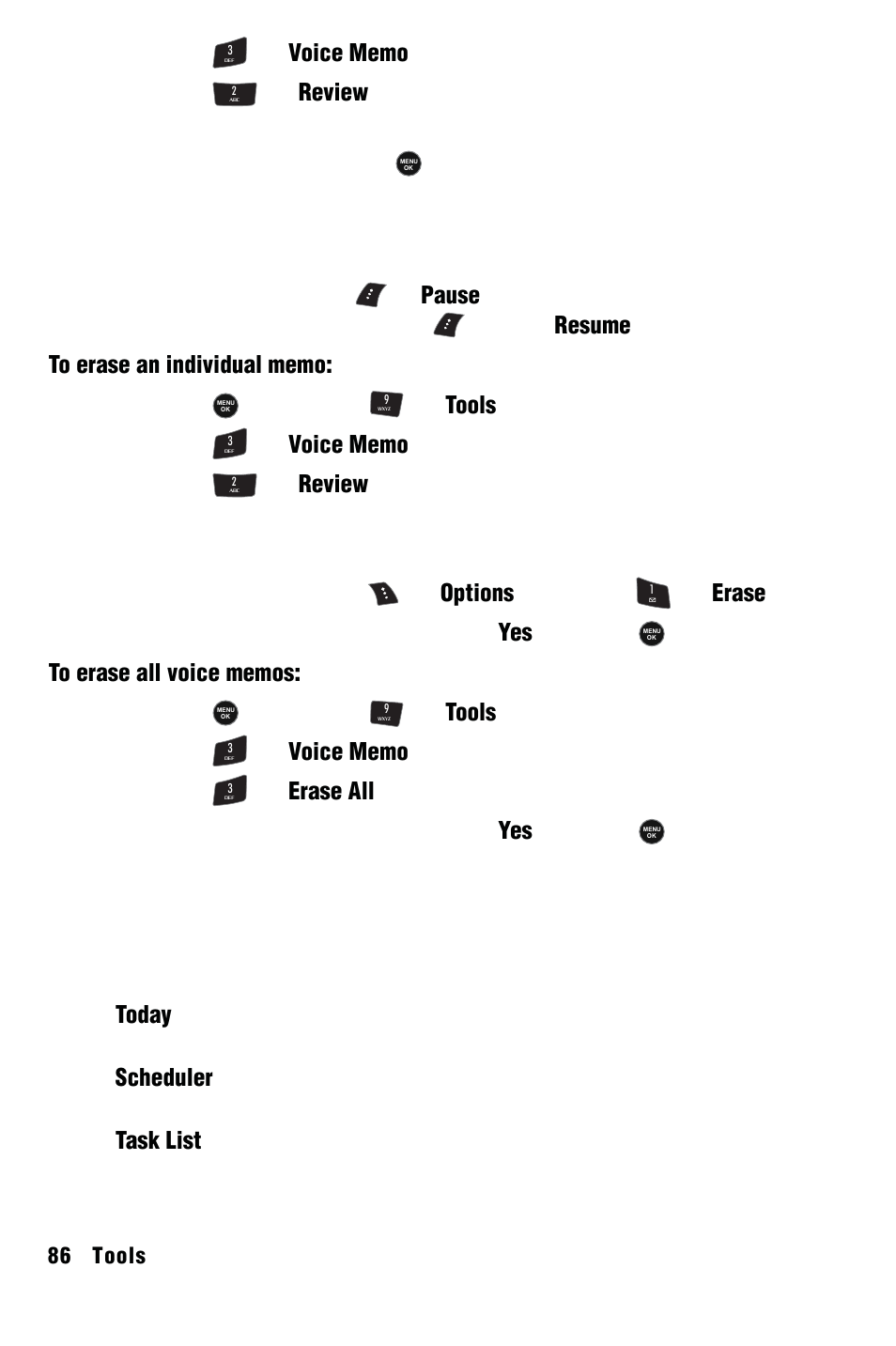 Planner | Samsung SPH-m50 User Manual | Page 92 / 147