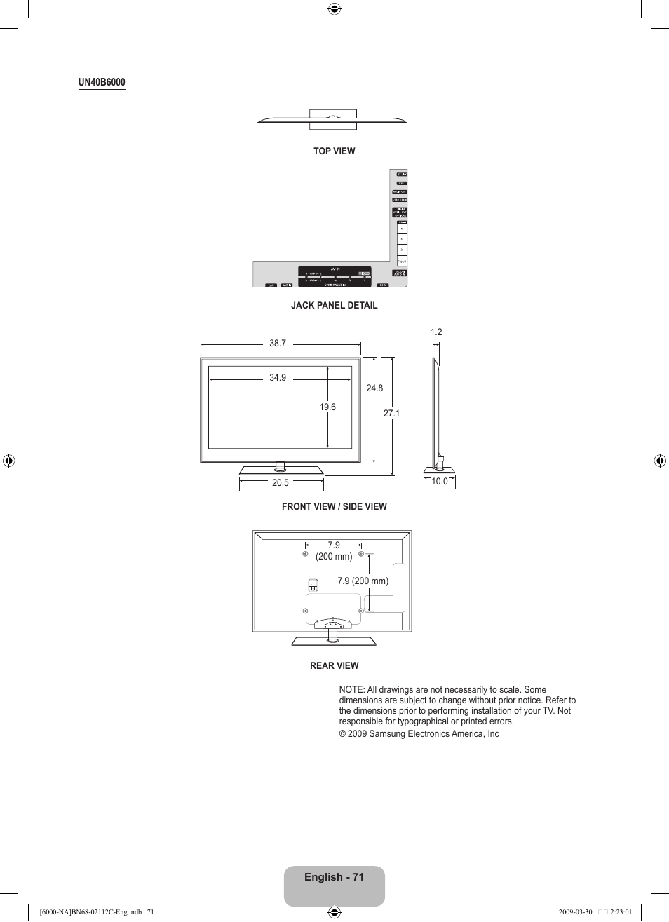 Samsung UNB6000 User Manual | Page 73 / 239