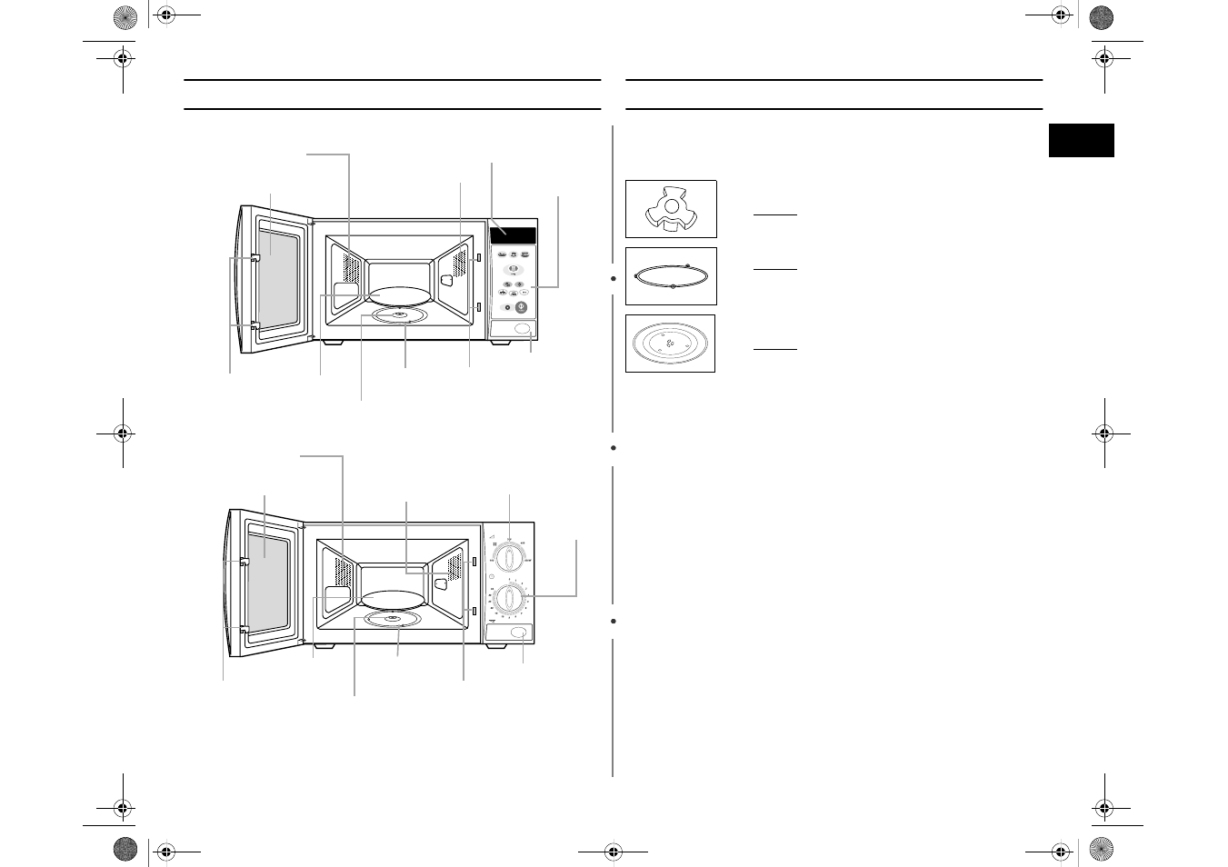 Oven, Accessories | Samsung M1630N User Manual | Page 3 / 24