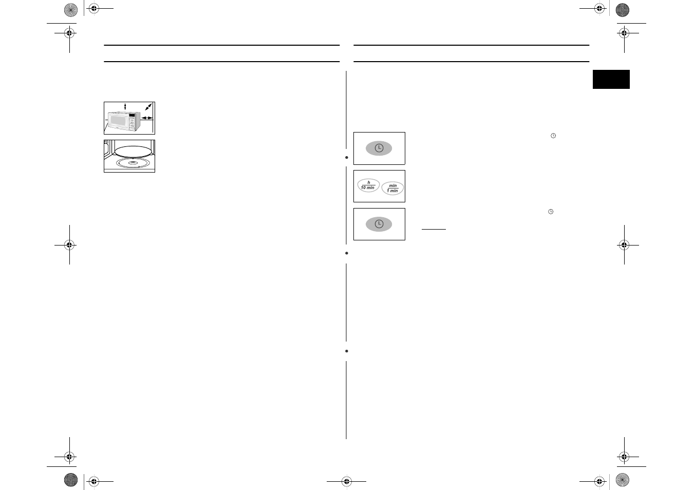 Installing yourmicrowave oven, Setting the time (m1630n), Installing your microwave oven | Samsung M1630N User Manual | Page 7 / 24