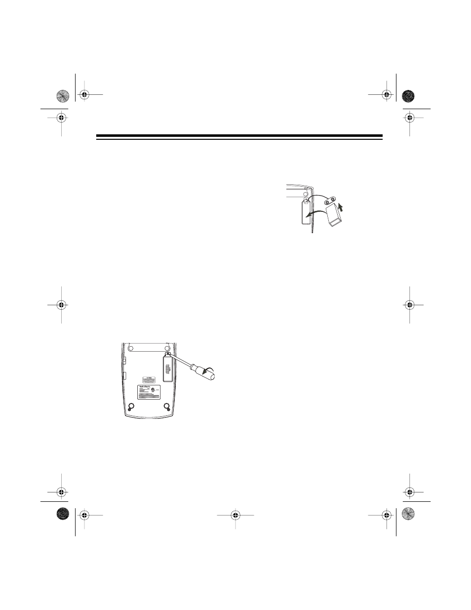 Installing a backup battery | Samsung TAD-798 User Manual | Page 7 / 24