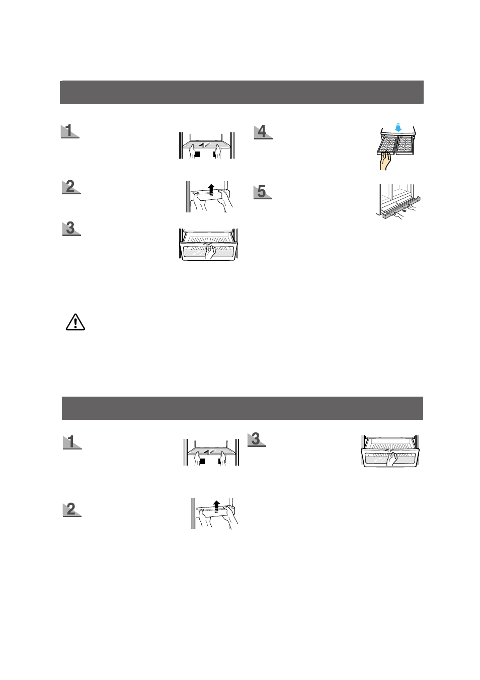 Removing accessories from the freezer, Removing accessories from the refrigerator | Samsung SRS536NP User Manual | Page 10 / 16
