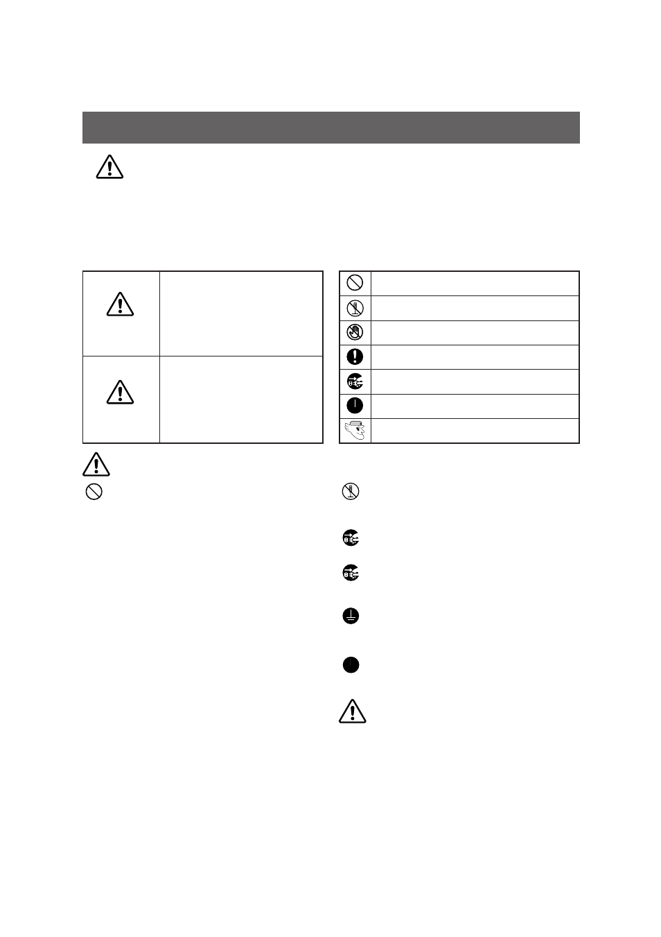 Safety warnings | Samsung SRS536NP User Manual | Page 2 / 16