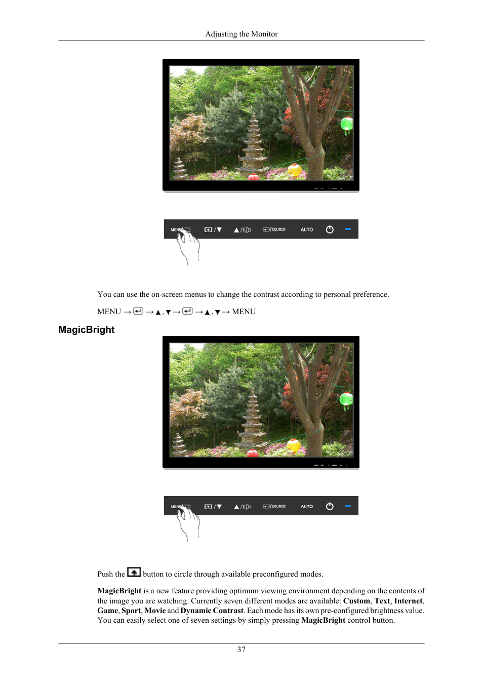 Magicbright | Samsung 2693HM User Manual | Page 38 / 95