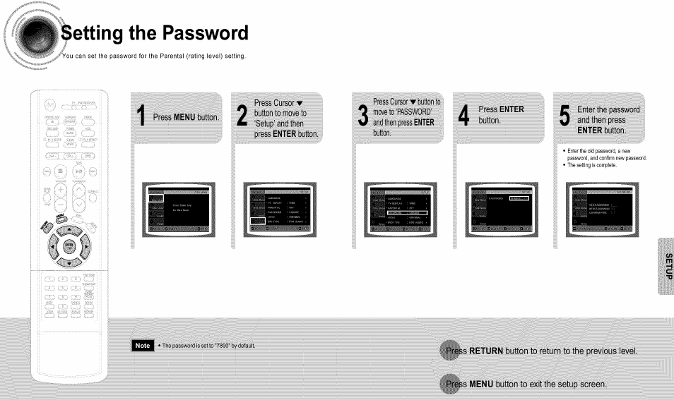 Getting the password, Press enter, Ijniì!ìéy | Return button to return to the previous level, Iglfillplpi . i... .;ijniì!ìéy, Theip&swprd is sèi: tg'