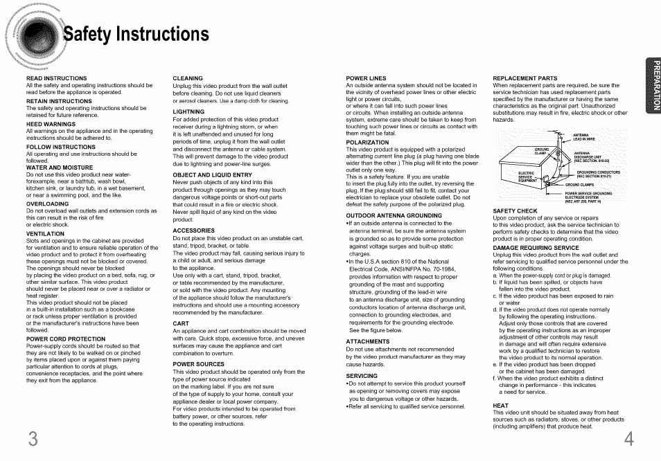 Safety instructions, Read instructions, Retain instructions | Heed warnings, Follow instructions, Water and moisture, Overloading, Ventilation, Power cord protection, Cleaning | Samsung HT-DS660T User Manual | Page 3 / 42