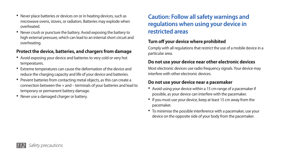 Samsung GALAXY GT-S5570 User Manual | Page 112 / 126