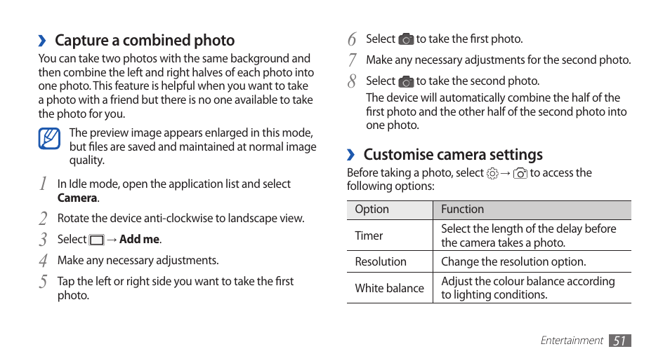 Samsung GALAXY GT-S5570 User Manual | Page 51 / 126