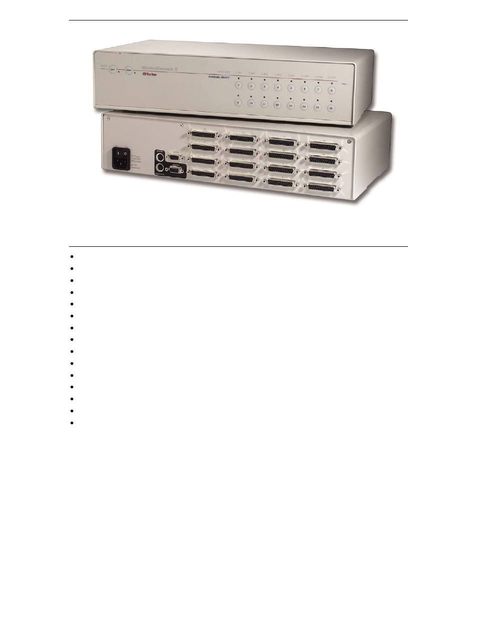 Product features, Figure 3 mcc16 – front and rear views | Samsung MCC8 User Manual | Page 10 / 46