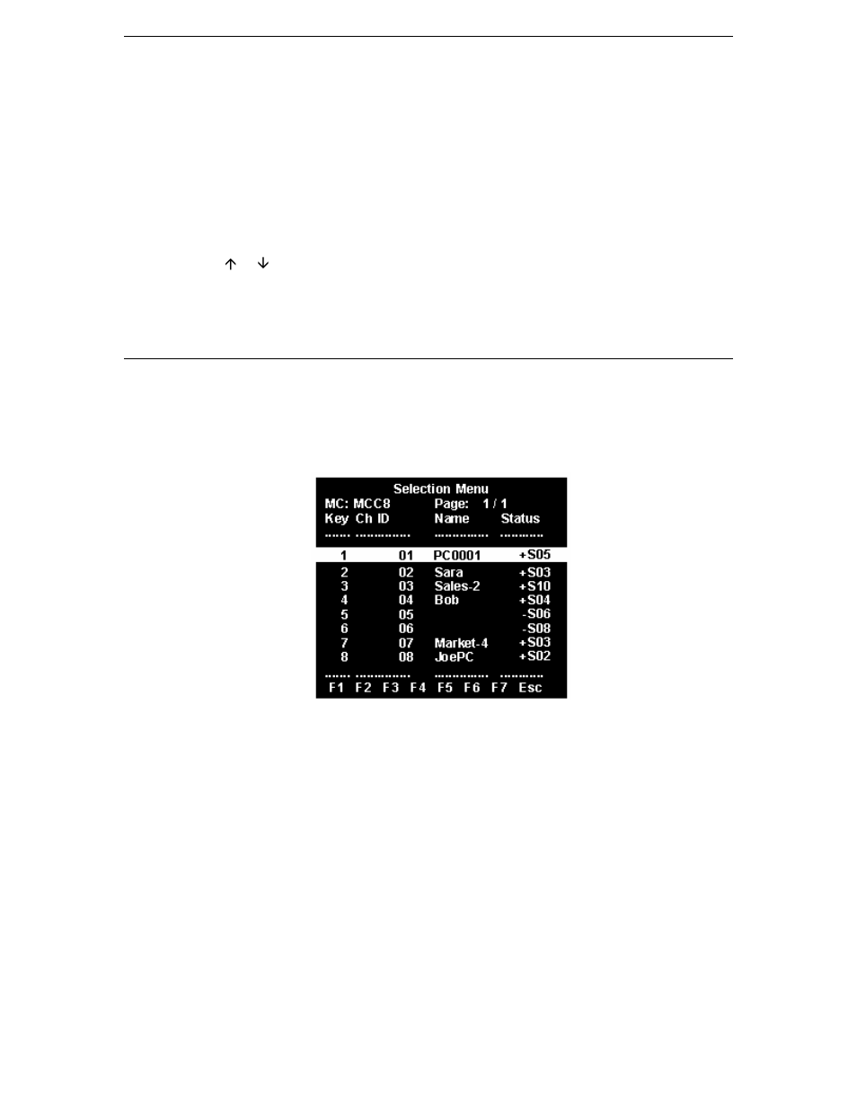 Operation: using on-screen user interface (osui), Selecting a computer | Samsung MCC8 User Manual | Page 18 / 46