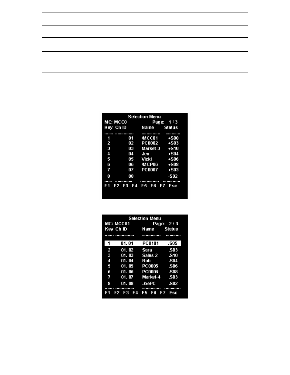 Using masterconsole ii security features, Operating masterconsole ii, Selecting a computer | Samsung MCC8 User Manual | Page 28 / 46