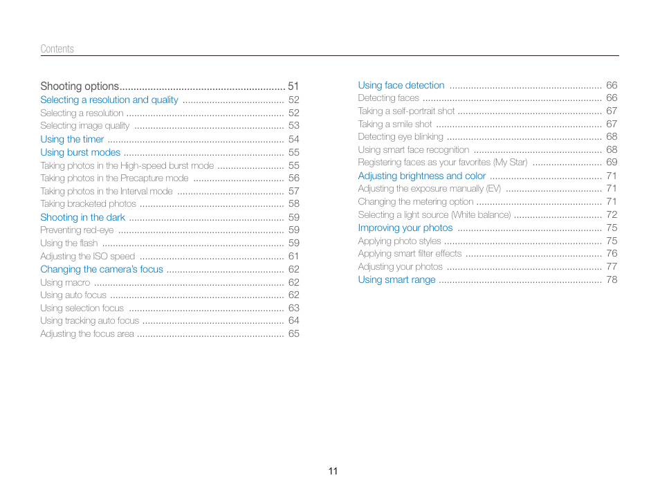 Samsung WB2000 User Manual | Page 12 / 133