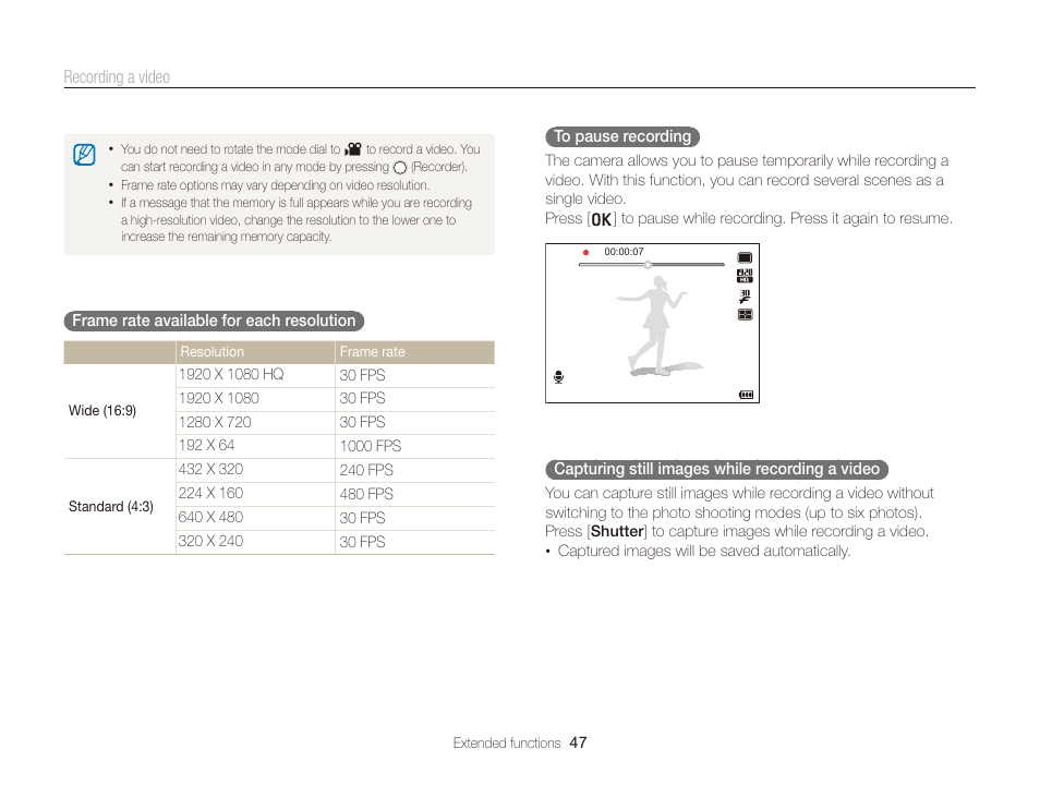 Samsung WB2000 User Manual | Page 48 / 133