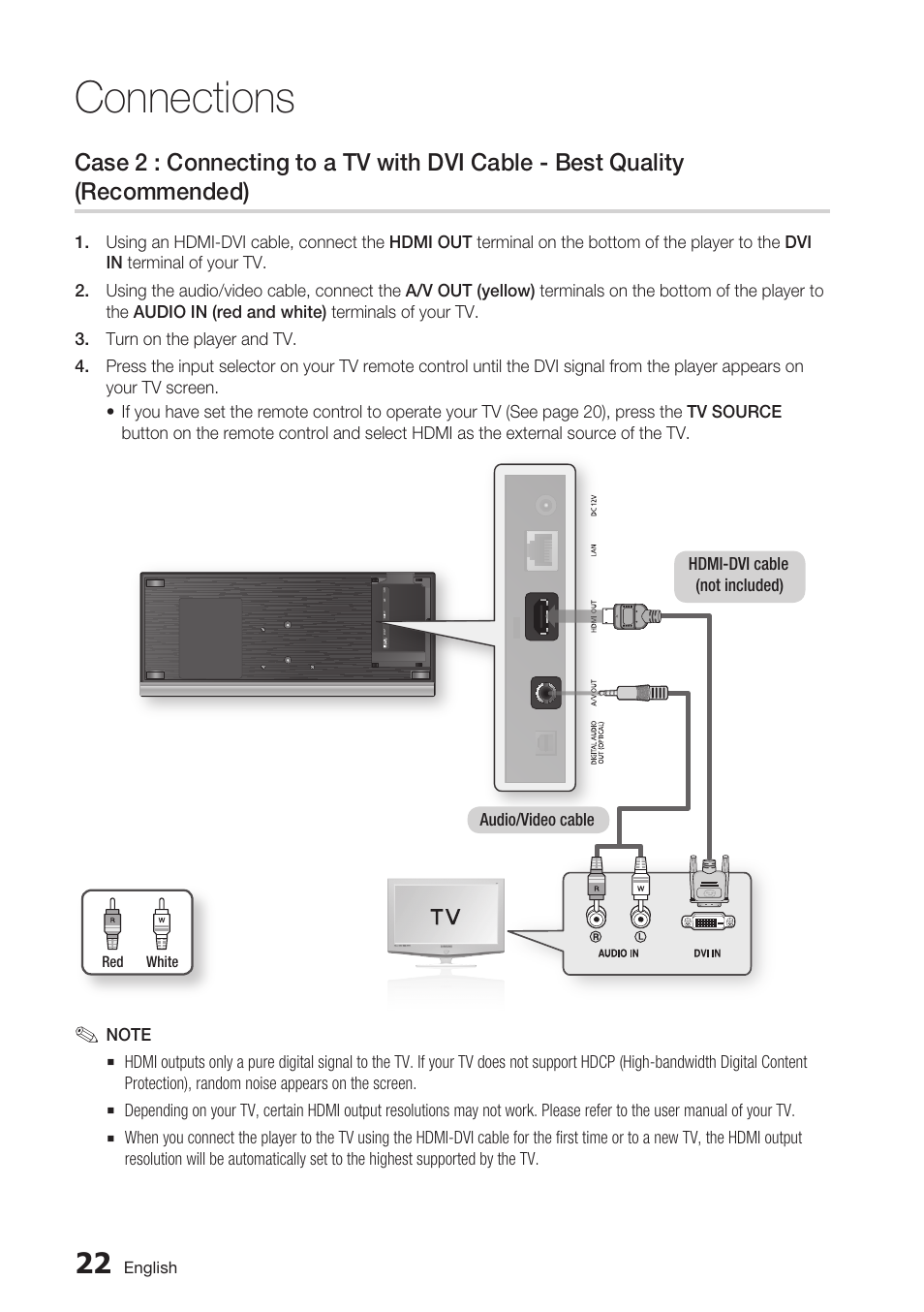 Connections | Samsung BD-C7500 User Manual | Page 22 / 69