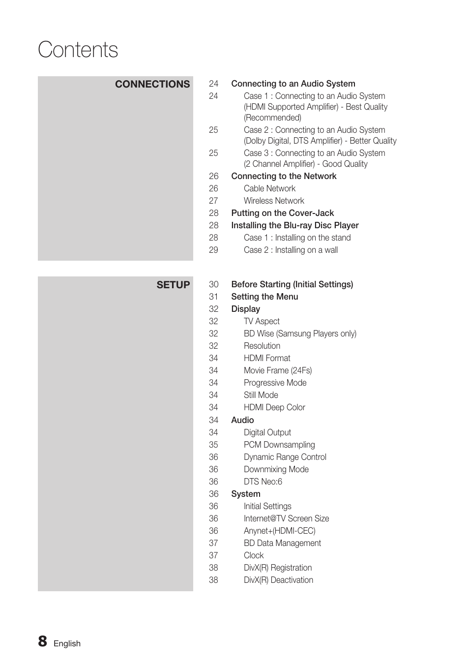 Samsung BD-C7500 User Manual | Page 8 / 69