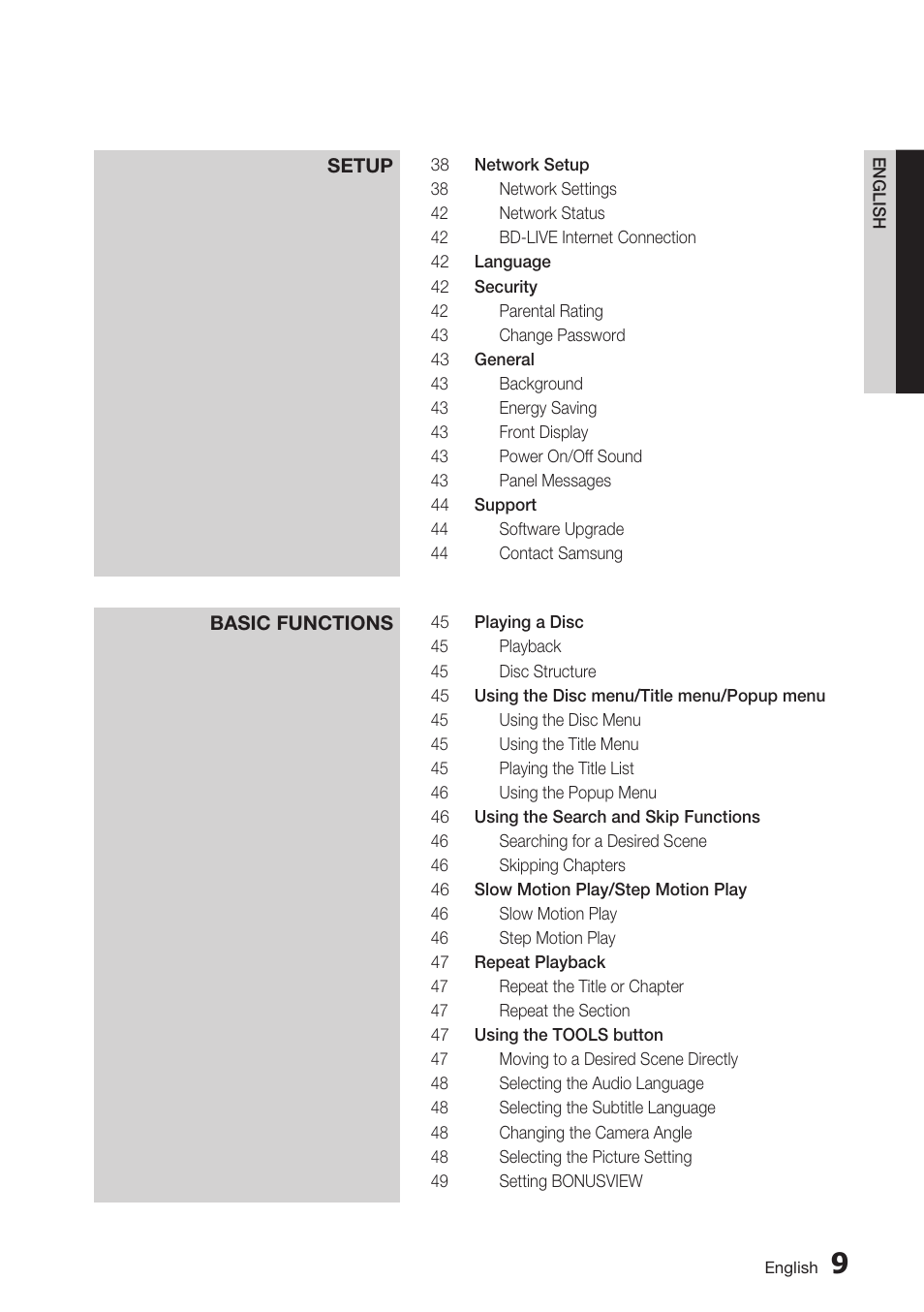 Samsung BD-C7500 User Manual | Page 9 / 69