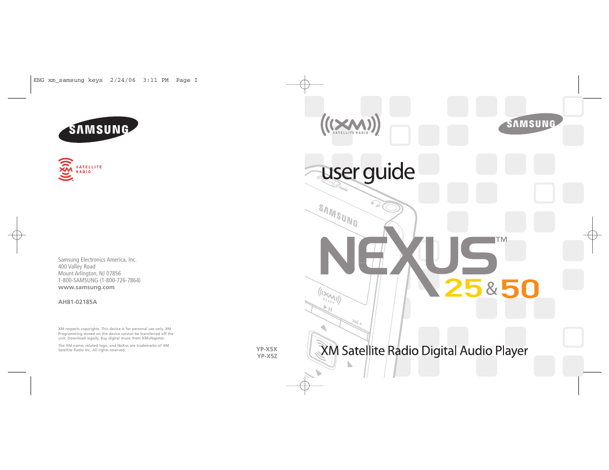 Samsung AH81-02185A XM User Manual | 40 pages