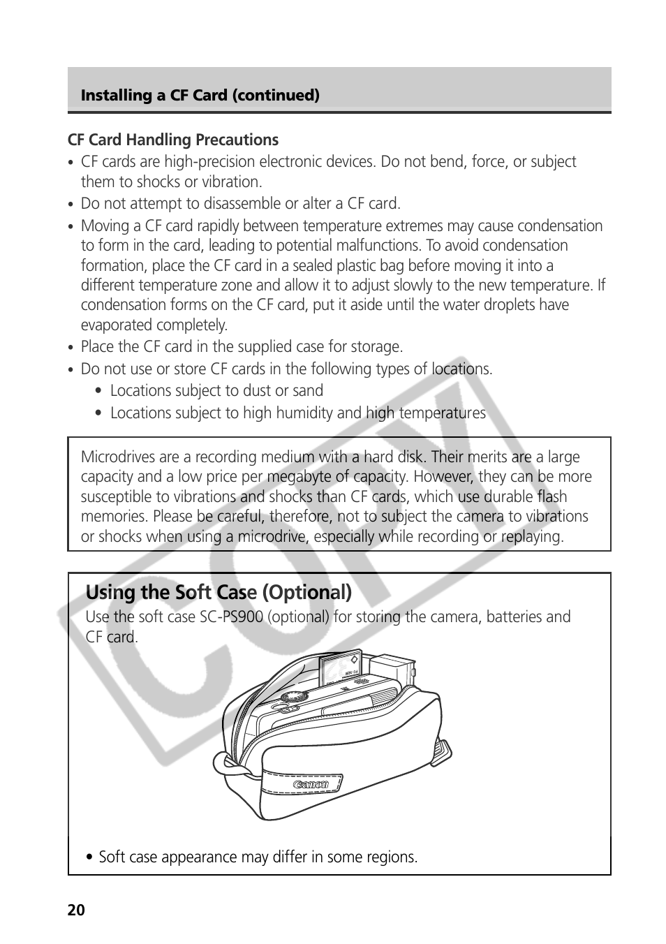 Using the soft case (optional) | Samsung CDI-E090-010 User Manual | Page 26 / 186