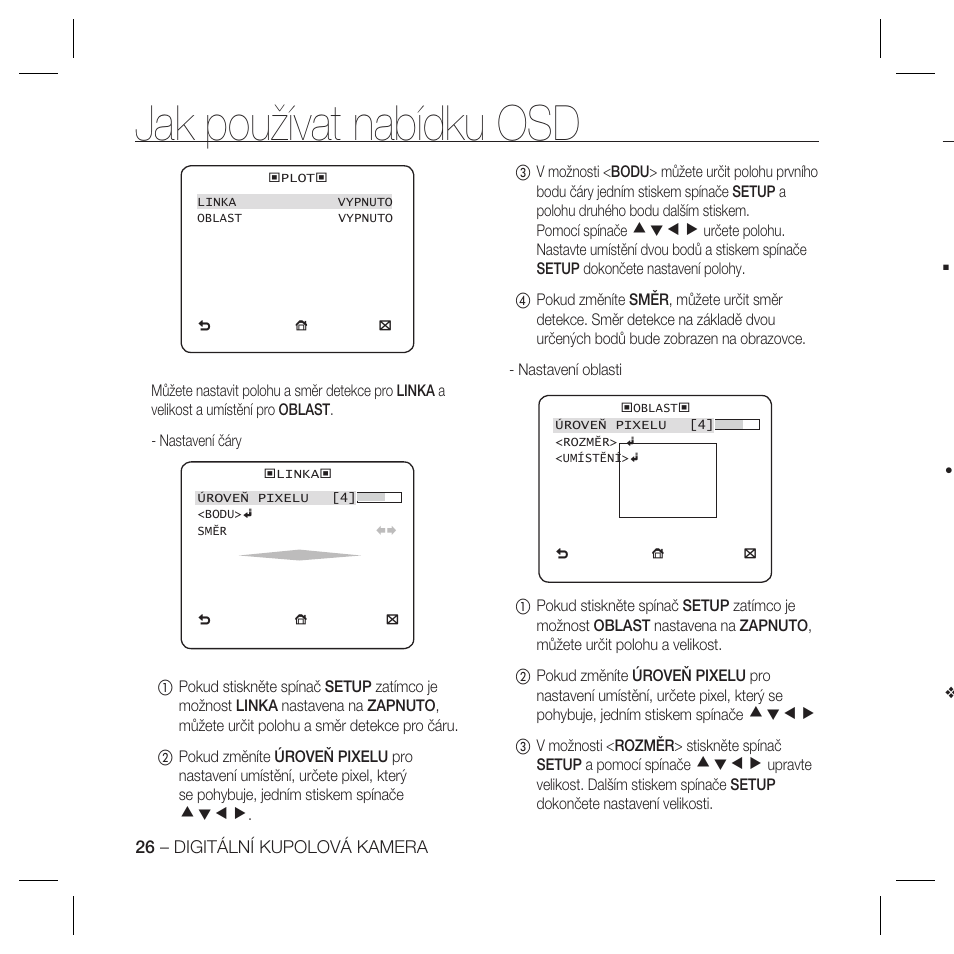 Jak používat nabídku osd, Cdef | Samsung SCC-B5367 User Manual | Page 135 / 179
